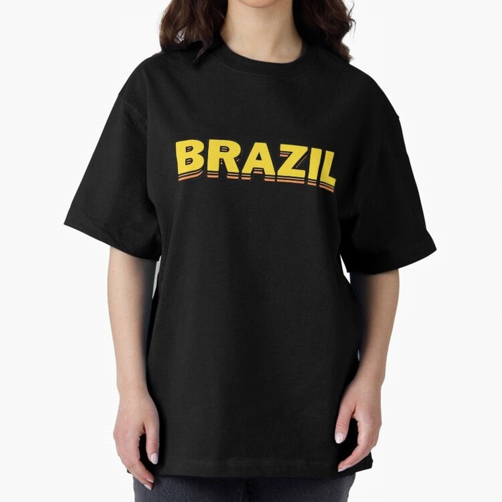 Brazil, yellow 3d sign Classic T-Shirt Bring Match Day Fire to Global Football Passion for FIFA World Cup 2026 Group Stage, Celebrating CR7, Argentina and Brazil, Supporter Pride, Iconic Celebrations, Legendary Names and Global Match Day Energy;