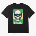 Brasil Classic T-Shirt Celebrate Fan Culture around FIFA World Cup 2026 Group Stage Spirit, Centered on Portugal, Messi, Vintage Soccer Flavor, Modern Football Stars, National Flags and Final Night Emotion; Ideal for Football Dads, Football Moms,