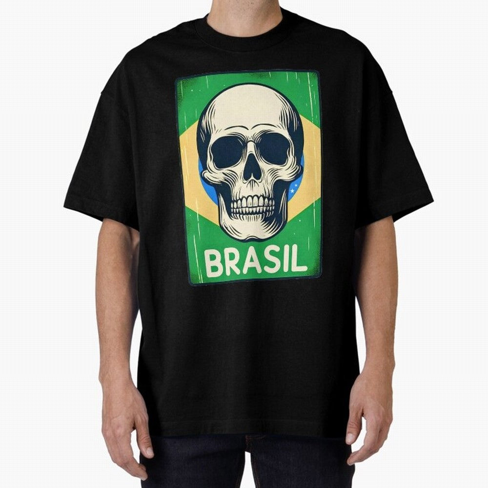 Brasil Classic T-Shirt Celebrate Fan Culture around FIFA World Cup 2026 Group Stage Spirit, Centered on Portugal, Messi, Vintage Soccer Flavor, Modern Football Stars, National Flags and Final Night Emotion; Ideal for Football Dads, Football Moms,