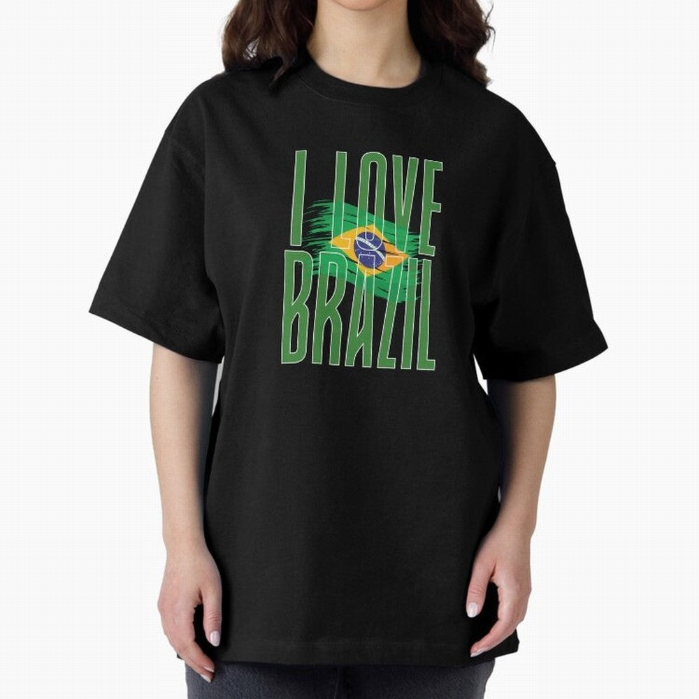 Art I Love BRAZIL Classic T-Shirt Step into FIFA World Cup 2026 Inspired by Mbappe and Neymar, Argentina and Brazil Energy, Soccer Culture, Superstar Moments, National Team Dreams and Competitive Fire; Perfect for People Who Love Argentina, Brazil,