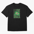 Art I Love BRAZIL Classic T-Shirt Step into FIFA World Cup 2026 Inspired by Mbappe and Neymar, Argentina and Brazil Energy, Soccer Culture, Superstar Moments, National Team Dreams and Competitive Fire; Perfect for People Who Love Argentina, Brazil,