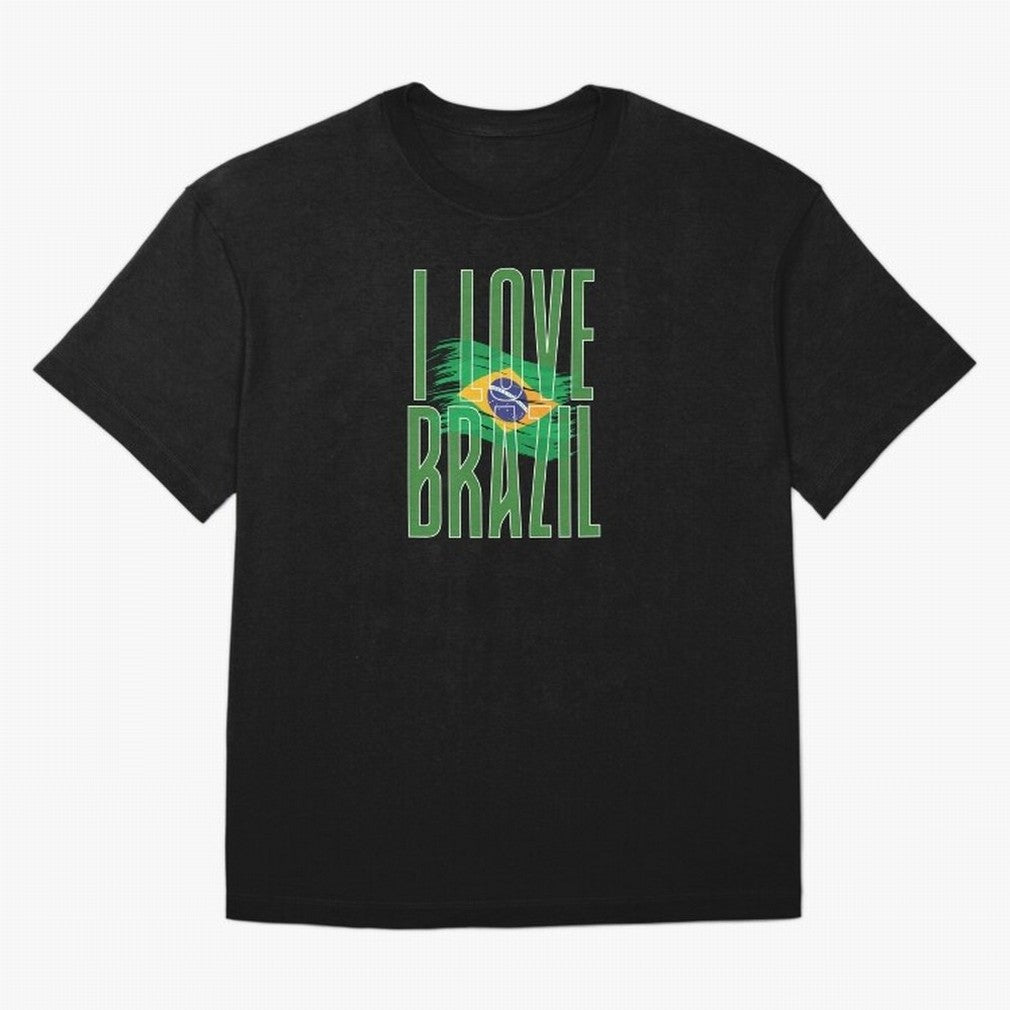 Art I Love BRAZIL Classic T-Shirt Step into FIFA World Cup 2026 Inspired by Mbappe and Neymar, Argentina and Brazil Energy, Soccer Culture, Superstar Moments, National Team Dreams and Competitive Fire; Perfect for People Who Love Argentina, Brazil,