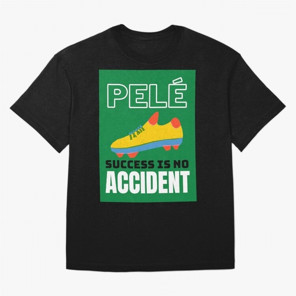 Copy of Pele Quote Success Is No Accident Graphic Oversized T-Shirt Celebrate the Stars of FIFA World Cup 2026 Group Stage for Fans of Neymar and Germany, Bringing Goal Celebration Energy, Supporter Heritage, Football Icons and Worldwide Tournament