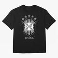 BRASIL NATIONAL FOOTBALL TEAM LOGO Oversized T-Shirt Create Global Football Passion for FIFA World Cup 2026, Highlighting Cristiano Ronaldo, Haaland and CR7, England and Germany, Soccer Culture, Superstar Moments, National Team Dreams and