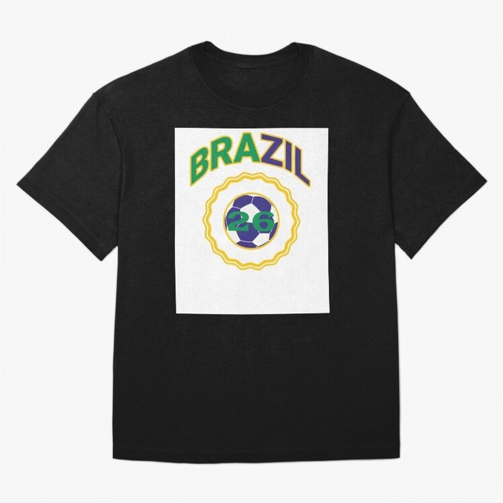 brazil 2026 world cup soccer badge Premium T-Shirt Celebrate Fan Favorites in FIFA World Cup 2026 USA Canada Mexico Celebrating Cristiano Ronaldo, Argentina and Brazil Energy, Classic Soccer Heritage, Championship Pressure, Fan Loyalty and
