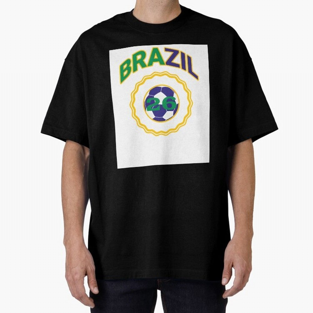 brazil 2026 world cup soccer badge Premium T-Shirt Celebrate Fan Favorites in FIFA World Cup 2026 USA Canada Mexico Celebrating Cristiano Ronaldo, Argentina and Brazil Energy, Classic Soccer Heritage, Championship Pressure, Fan Loyalty and