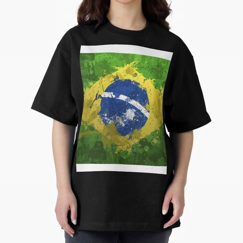 Brasilian Flag Face Mask Graphic T-Shirt Celebrate Supporters United by Match Day Hype around FIFA World Cup 2026 Group Stage, Messi, CR7 and Mbappe, Germany, Vintage Soccer Flavor, Modern Football Stars, National Flags and Final Night Emotion;