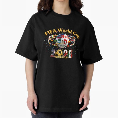 2026 World Cup Soccer World Flags Stadium Graphic Classic T-Shirt Stand with FIFA World Cup 2026 USA Canada Mexico Driven by Mbappe, England and Germany Energy, Worldwide Fan Energy, Dramatic Goals, Stadium Lights and Championship Celebrations;