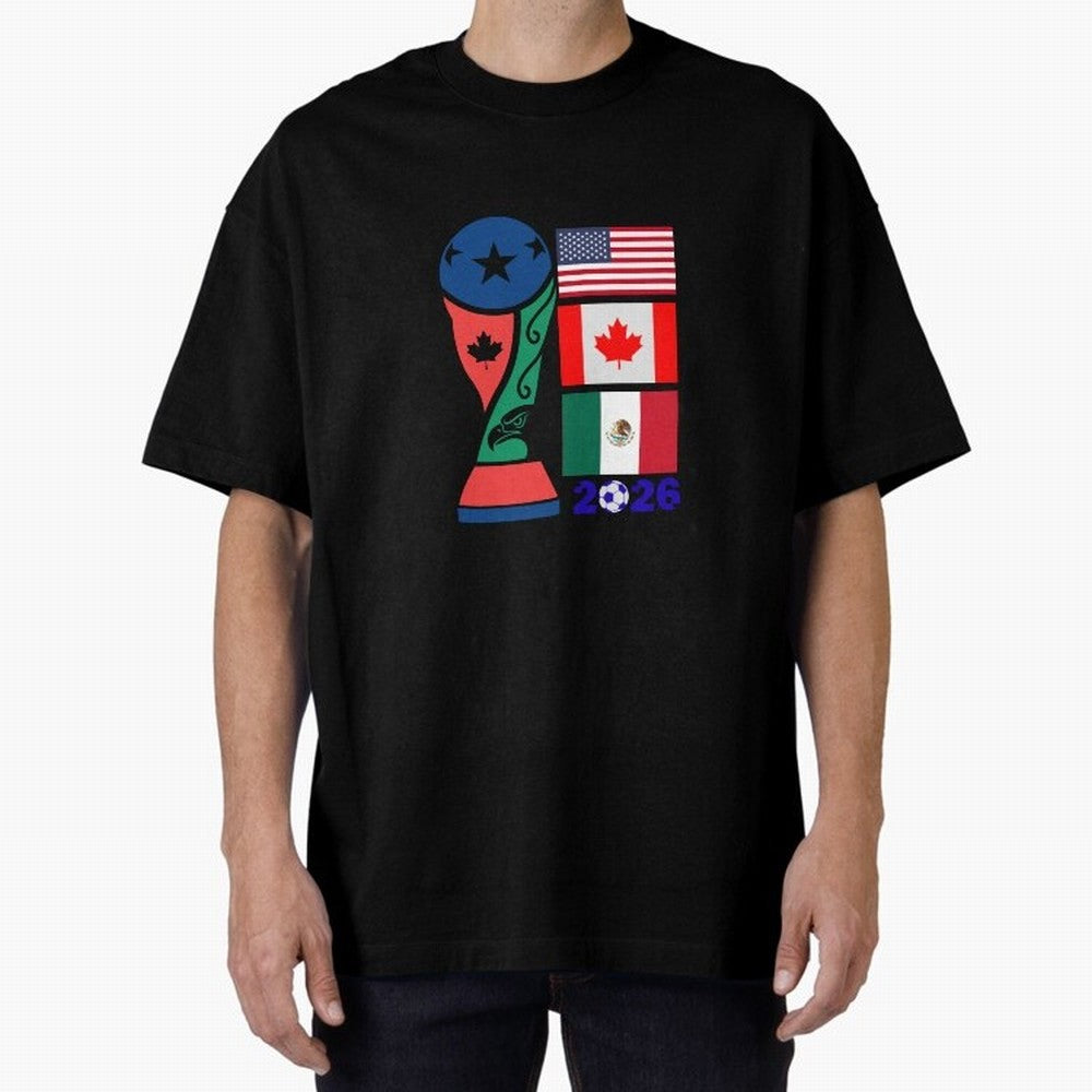 North America Football Unity 2026 Classic T-Shirt Experience the Global Stage of FIFA World Cup 2026 for Fans of Messi and Cristiano Ronaldo and England, Bringing Game Day Rituals, Football Legends, Country Pride and the Road to the Final; Ideal