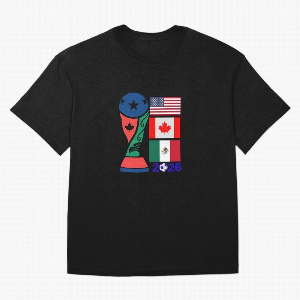 North America Football Unity 2026 Classic T-Shirt Experience the Global Stage of FIFA World Cup 2026 for Fans of Messi and Cristiano Ronaldo and England, Bringing Game Day Rituals, Football Legends, Country Pride and the Road to the Final; Ideal