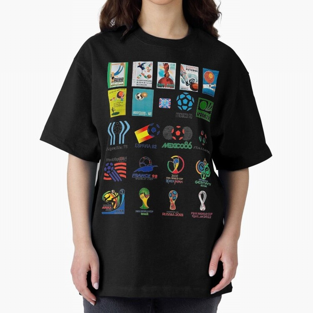 Soccer world logos Classic T-Shirt Show Support during the FIFA World Cup 2026 Group Stage Journey through Haaland Highlights, Spain Pride, Classic Soccer Heritage, Championship Pressure, Fan Loyalty and International Pride; Created for Match Day