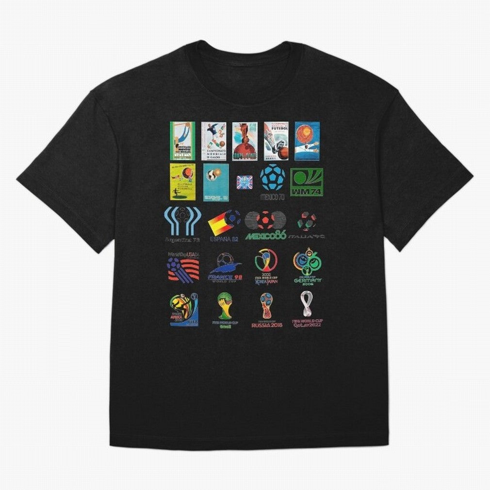Soccer world logos Classic T-Shirt Show Support during the FIFA World Cup 2026 Group Stage Journey through Haaland Highlights, Spain Pride, Classic Soccer Heritage, Championship Pressure, Fan Loyalty and International Pride; Created for Match Day