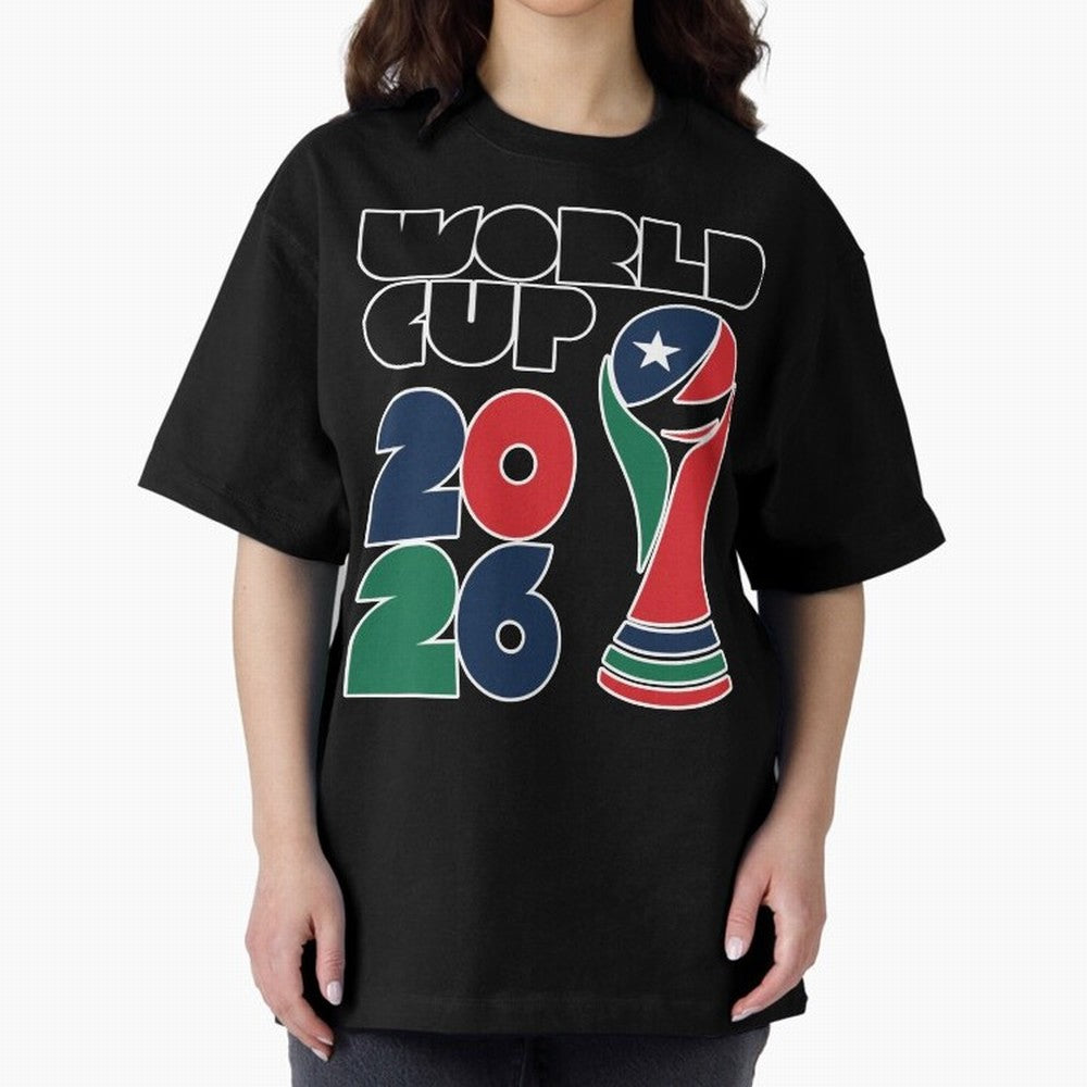Minimalist Funky World Cup 2026 Design Classic T-Shirt Feel the Trophy Chase of Match Day Hype around FIFA World Cup 2026, Mbappe and Neymar, Spain, Game Day Rituals, Football Legends, Country Pride and the Road to the Final; Ideal for Passionate