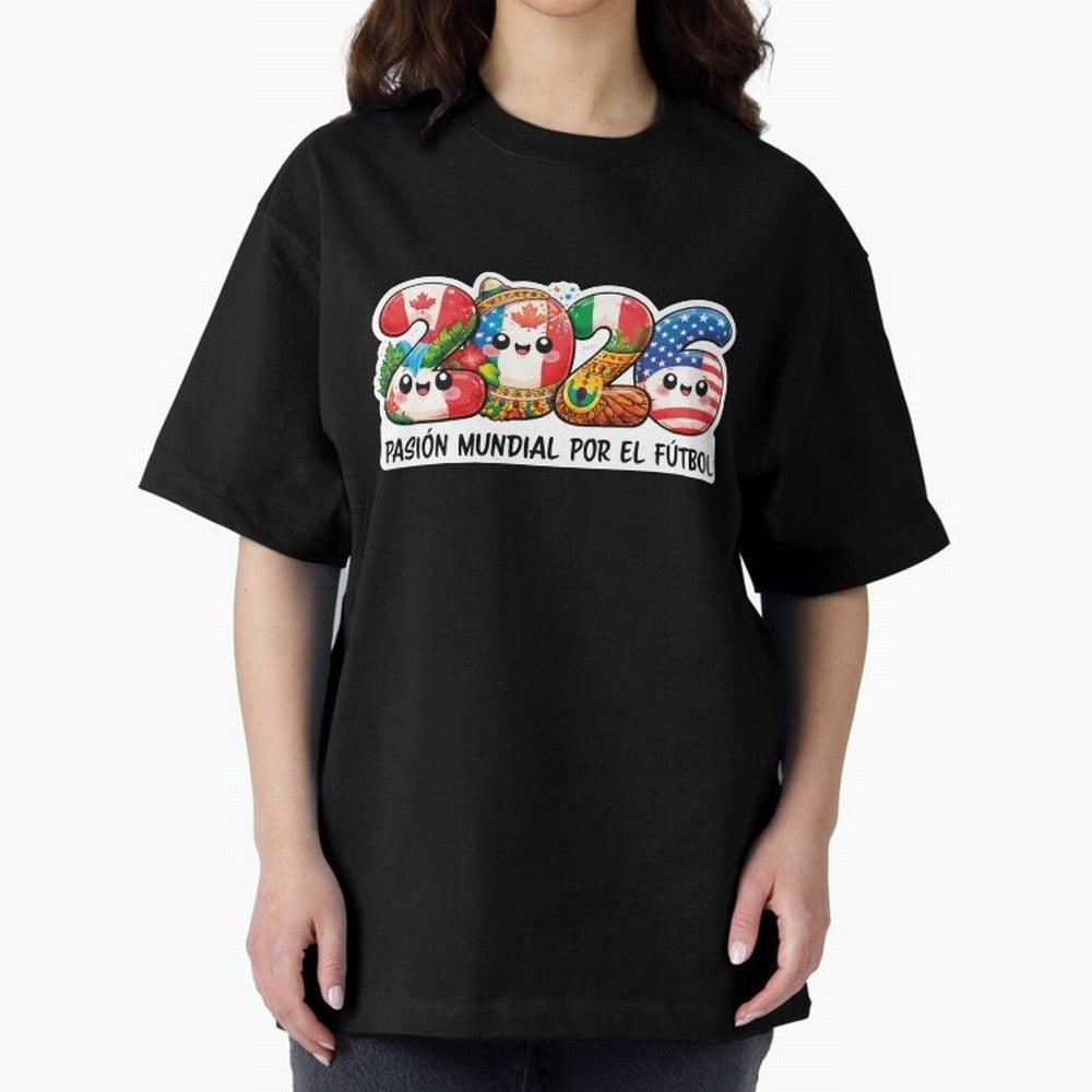 World Football Passion 2026 Classic T-Shirt Join the Global Buzz around the FIFA World Cup 2026 USA Canada Mexico Journey through Mbappe and Neymar Highlights, Portugal Pride, Match Day Excitement, Supporter Culture, Golden Goals and Global
