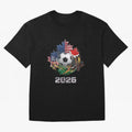 United Americas Classic T-Shirt Honor the Beautiful Game during Global Football Passion for FIFA World Cup 2026 Group Stage, Made for Mbappe, Portugal, Spain and Germany, Vintage Soccer Flavor, Modern Football Stars, National Flags and Final Night