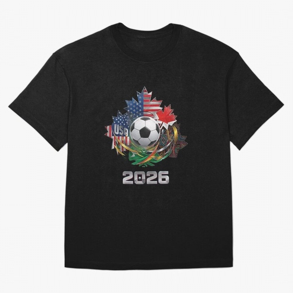 United Americas Classic T-Shirt Honor the Beautiful Game during Global Football Passion for FIFA World Cup 2026 Group Stage, Made for Mbappe, Portugal, Spain and Germany, Vintage Soccer Flavor, Modern Football Stars, National Flags and Final Night