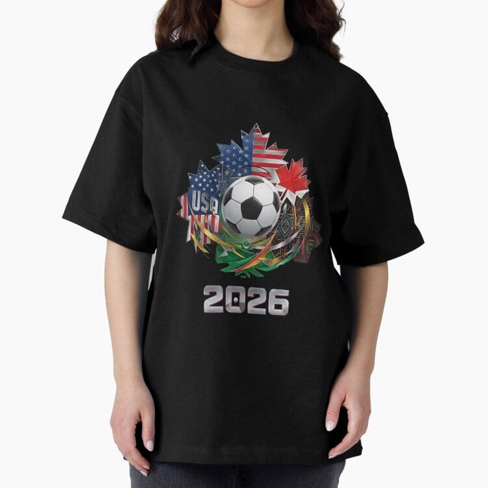 United Americas Classic T-Shirt Honor the Beautiful Game during Global Football Passion for FIFA World Cup 2026 Group Stage, Made for Mbappe, Portugal, Spain and Germany, Vintage Soccer Flavor, Modern Football Stars, National Flags and Final Night