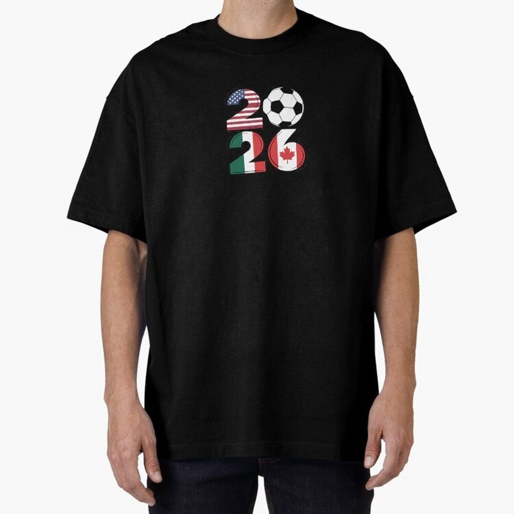 2026 soccer logo Classic T-Shirt Celebrate the Biggest Stage of FIFA World Cup 2026 Group Stage for Fans of Cristiano Ronaldo, Haaland and CR7 and Portugal, Bringing Championship Spirit, Famous Goals, Roaring Crowds and International Football