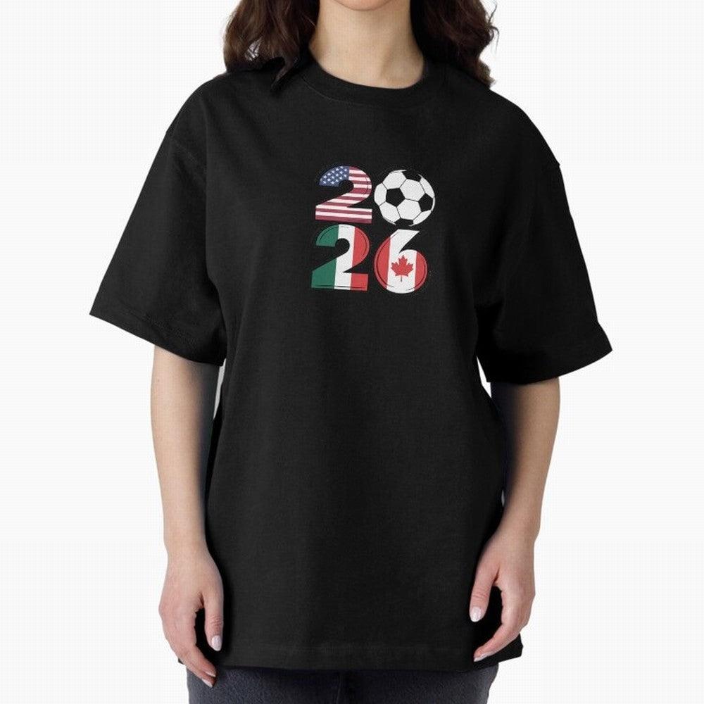 2026 soccer logo Classic T-Shirt Celebrate the Biggest Stage of FIFA World Cup 2026 Group Stage for Fans of Cristiano Ronaldo, Haaland and CR7 and Portugal, Bringing Championship Spirit, Famous Goals, Roaring Crowds and International Football