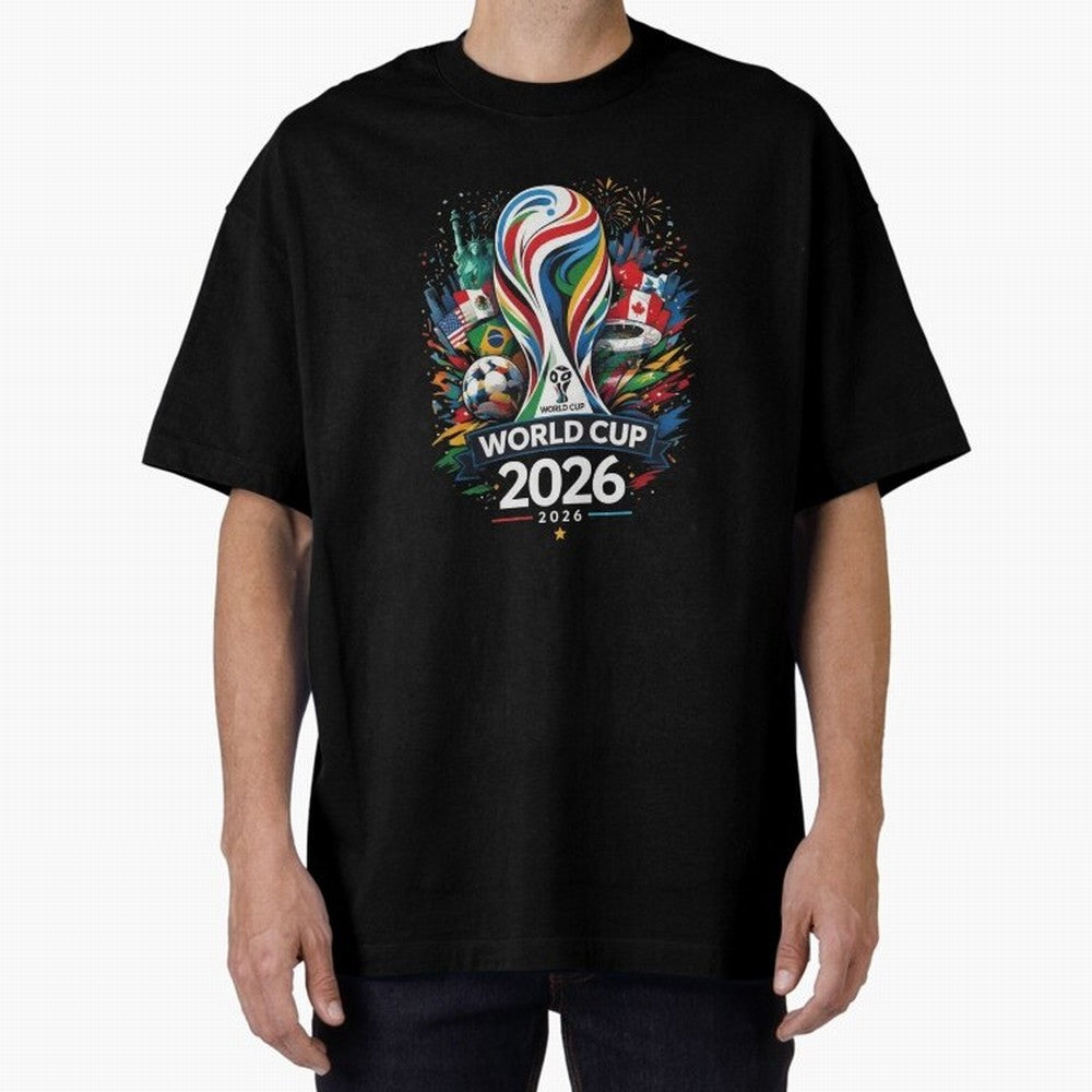 World Cup 2026, Soccer Fan Classic T-Shirt Celebrate Classic Football Spirit in FIFA World Cup 2026 USA Canada Mexico Centered on Messi, Brazil Energy, Vintage Soccer Flavor, Modern Football Stars, National Flags and Final Night Emotion; Great for