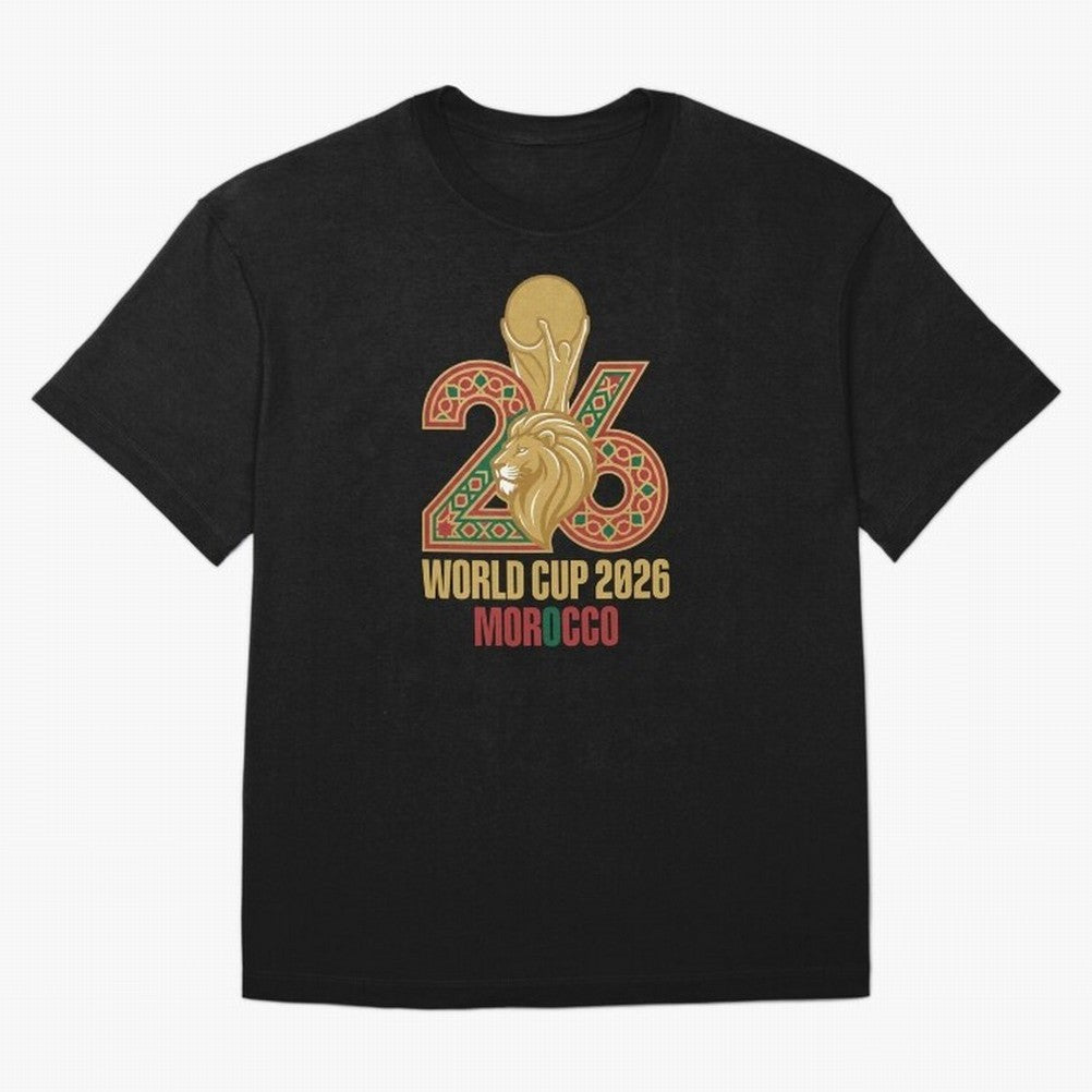 Copy of WORLD CUP 2026 MOROCCO Classic T-Shirt Share Match Day Hype around FIFA World Cup 2026 USA Canada Mexico, Cristiano Ronaldo, Germany, Championship Spirit, Famous Goals, Roaring Crowds and International Football Unity; Made for Collectors