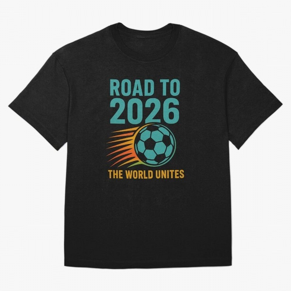 The World Unites Classic T-Shirt Celebrate National Team Dreams in Global Football Passion for FIFA World Cup 2026 Group Stage, Built around Neymar, England, France and Netherlands, Global Supporter Spirit, Legendary Goals, National Colors and