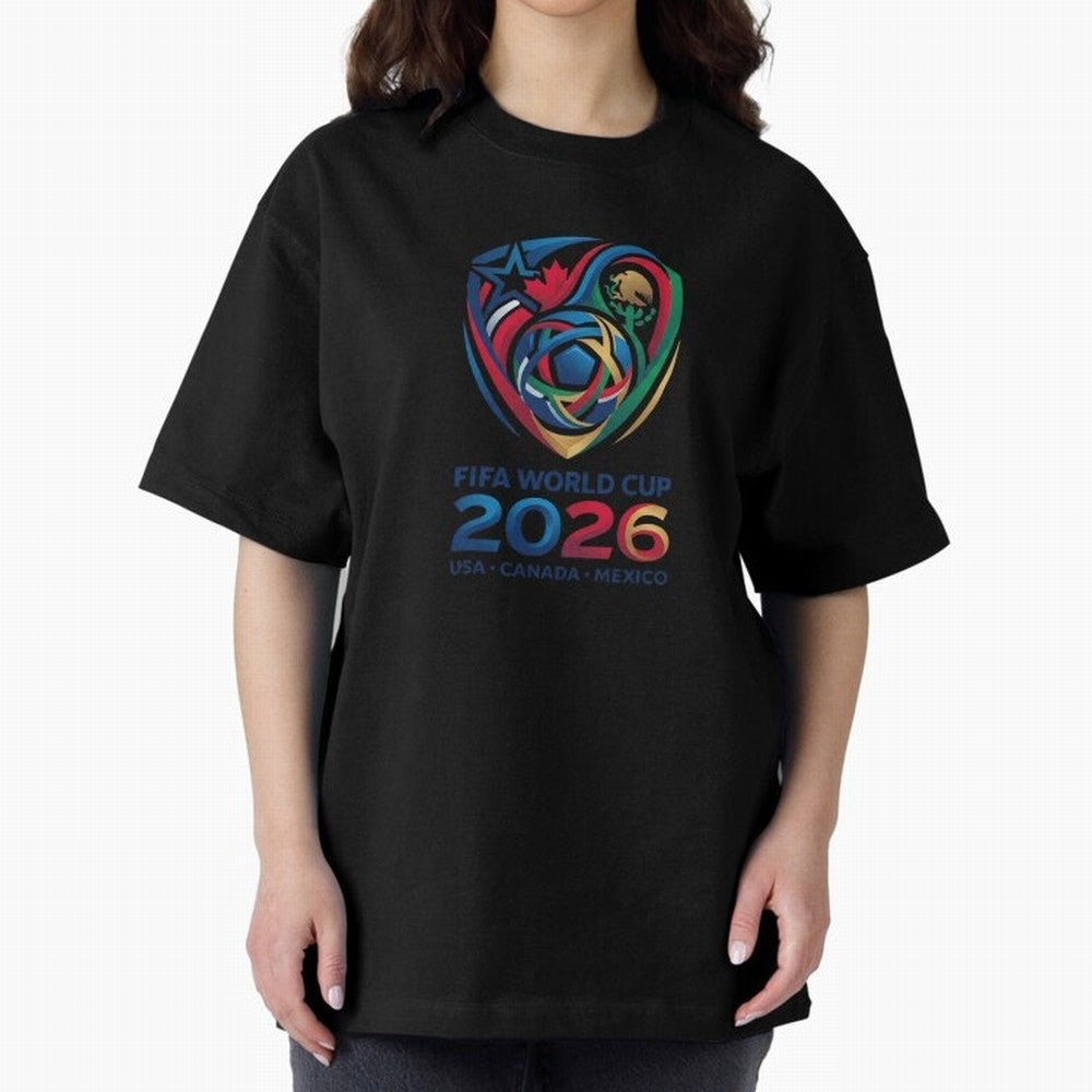 World Cup 2026 Fan Design ¨C United by Football Classic T-Shirt Represent FIFA World Cup 2026 USA Canada Mexico for Fans of Mbappe and Neymar and England, France and Netherlands, Bringing Retro Football Energy, Iconic Rivalries, Trophy Chase Drama