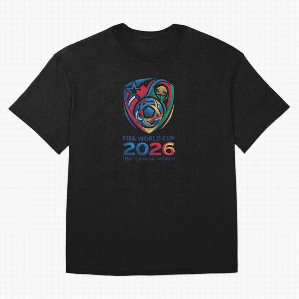 World Cup 2026 Fan Design ¨C United by Football Classic T-Shirt Represent FIFA World Cup 2026 USA Canada Mexico for Fans of Mbappe and Neymar and England, France and Netherlands, Bringing Retro Football Energy, Iconic Rivalries, Trophy Chase Drama