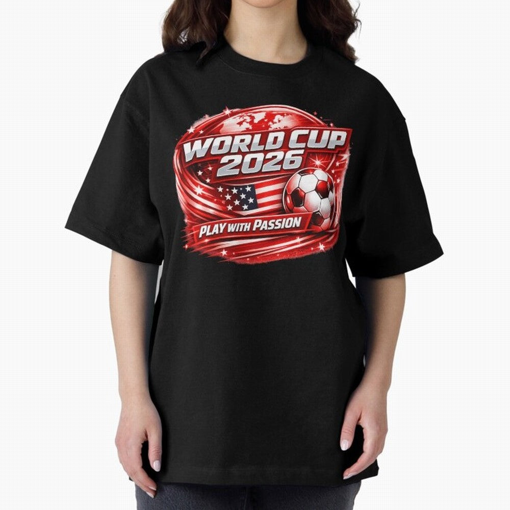World Cup 2026 Classic T-Shirt Celebrate Classic Football Spirit in FIFA World Cup 2026 Group Stage Spirit, Driven by England and Germany, Haaland, Football Festival Excitement, Trophy Ambitions, Country Rivalries and Star Player Buzz; Made for Die