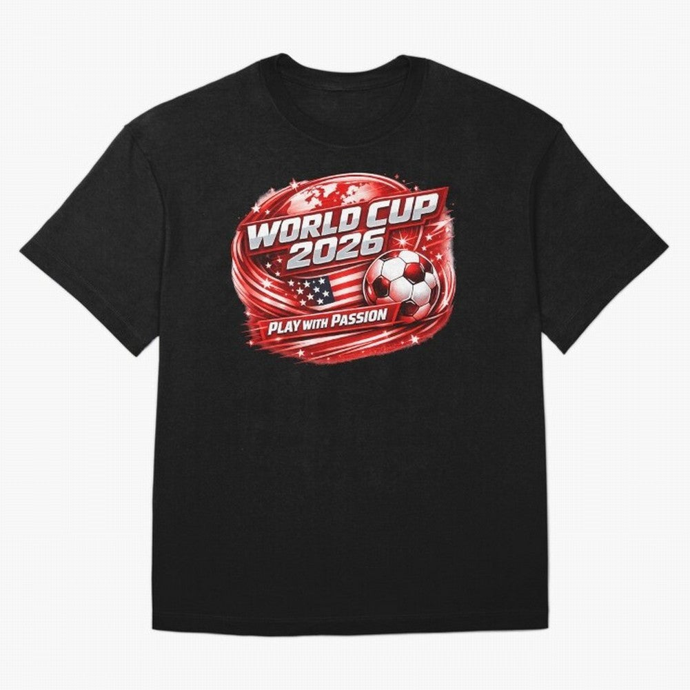 World Cup 2026 Classic T-Shirt Celebrate Classic Football Spirit in FIFA World Cup 2026 Group Stage Spirit, Driven by England and Germany, Haaland, Football Festival Excitement, Trophy Ambitions, Country Rivalries and Star Player Buzz; Made for Die
