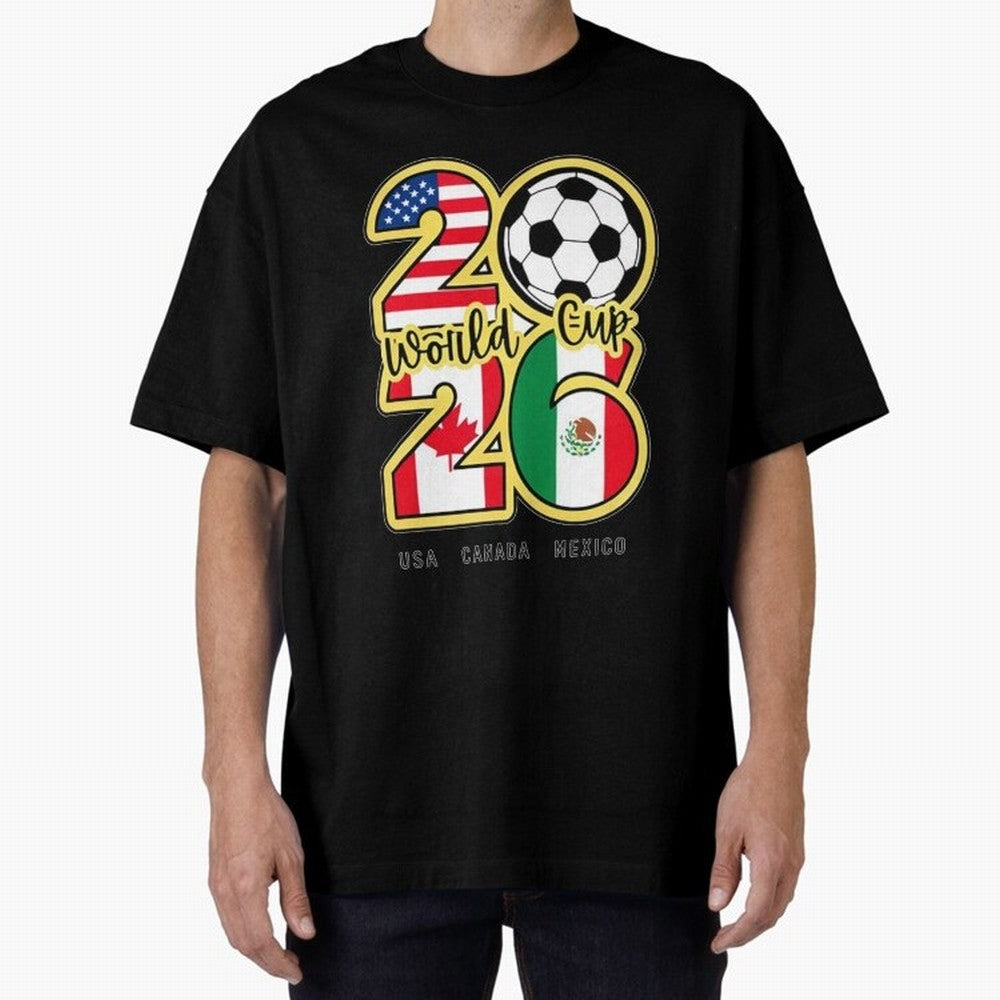World Cup 2026, Usa Canada Mexico Football Classic T-Shirt Keep Football History Alive during the FIFA World Cup 2026 Group Stage Journey through Messi Highlights, France Pride, Vintage Soccer Flavor, Modern Football Stars, National Flags and Final