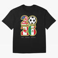 World Cup 2026, Usa Canada Mexico Football Classic T-Shirt Keep Football History Alive during the FIFA World Cup 2026 Group Stage Journey through Messi Highlights, France Pride, Vintage Soccer Flavor, Modern Football Stars, National Flags and Final