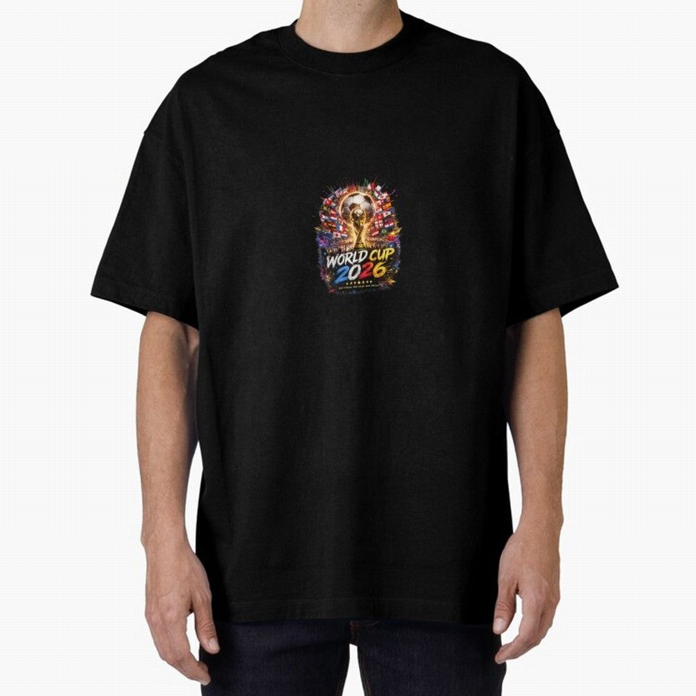 Copy of World Cup 2026 ¨C United Passion ?? | Neon Football Design Classic T-Shirt Elevate the FIFA World Cup 2026 Journey through CR7 and Messi Highlights, Argentina and Brazil Pride, Sports Nostalgia, International Competition, Famous Players and