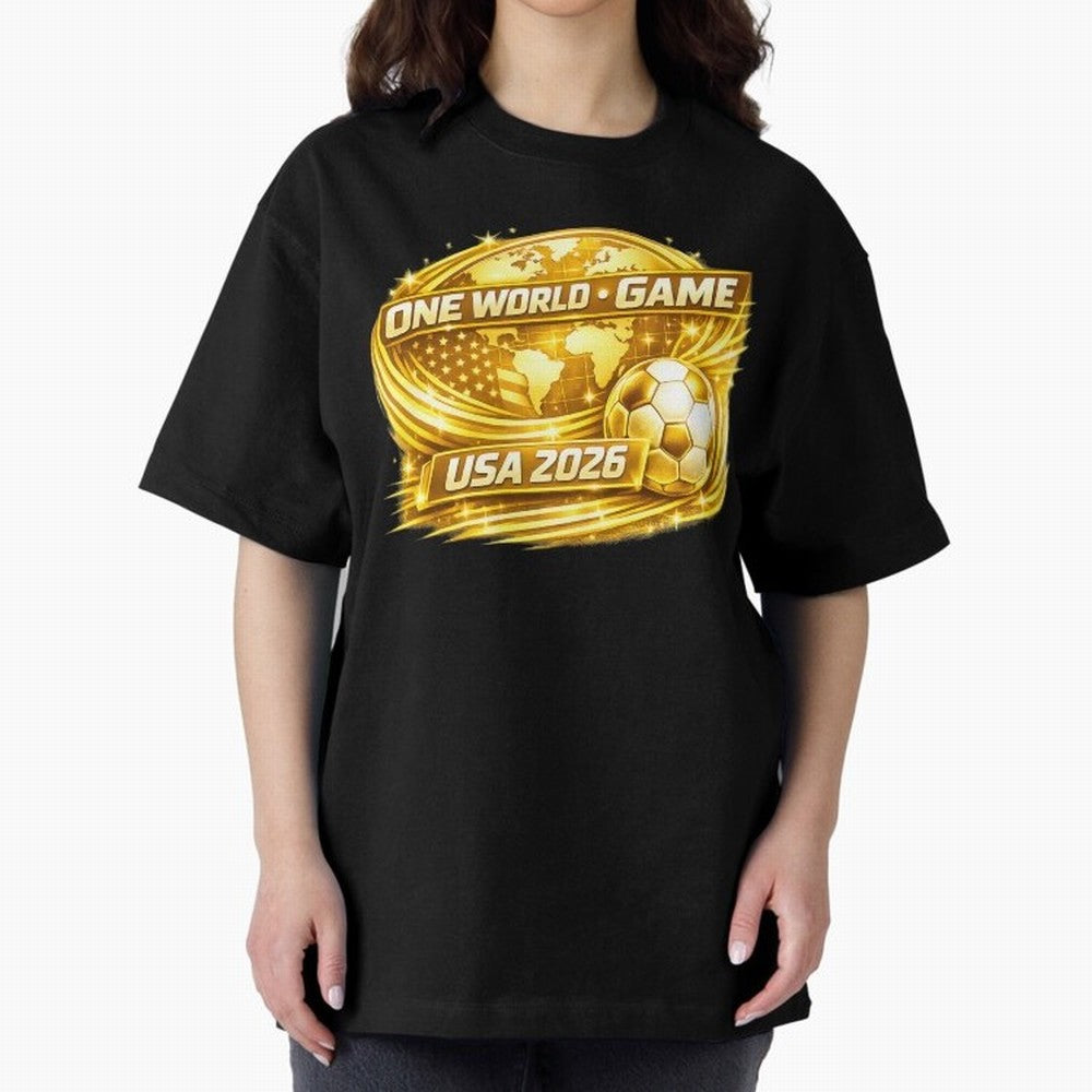 World Cup 2026 Classic T-Shirt Elevate Global Football Passion for FIFA World Cup 2026 USA Canada Mexico, with Mbappe, France and Portugal, Classic Soccer Heritage, Championship Pressure, Fan Loyalty and International Pride; Ideal for Football