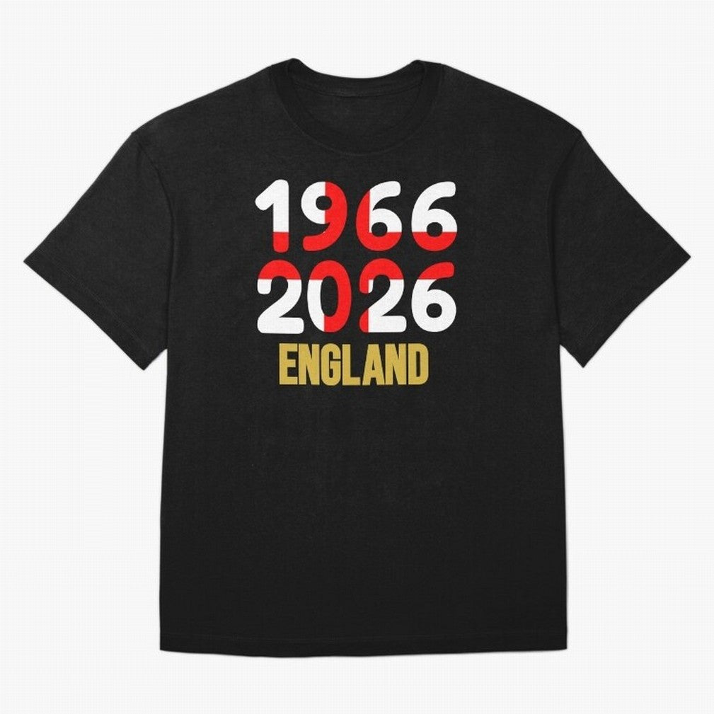 England 1966/2026 Classic T-Shirt Live for the Drama of Match Day Hype around FIFA World Cup 2026 Group Stage, Messi, Spain and Netherlands, Worldwide Fan Energy, Dramatic Goals, Stadium Lights and Championship Celebrations; Made for Collectors Who