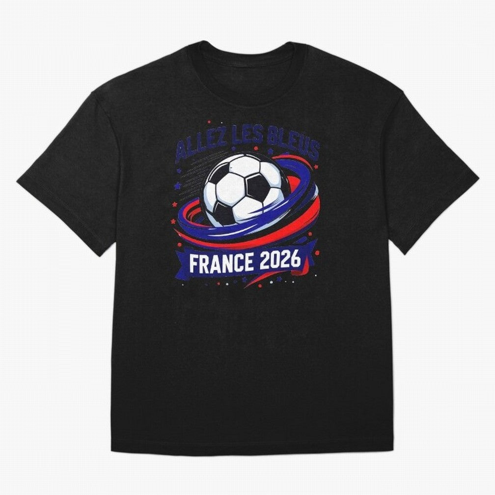 France Fan Art World Cup 2026 Classic T-Shirt Represent the Passion of FIFA World Cup 2026 Group Stage Celebrating Neymar, Haaland and Cristiano Ronaldo, England, France and Netherlands Energy, Match Day Excitement, Supporter Culture, Golden Goals