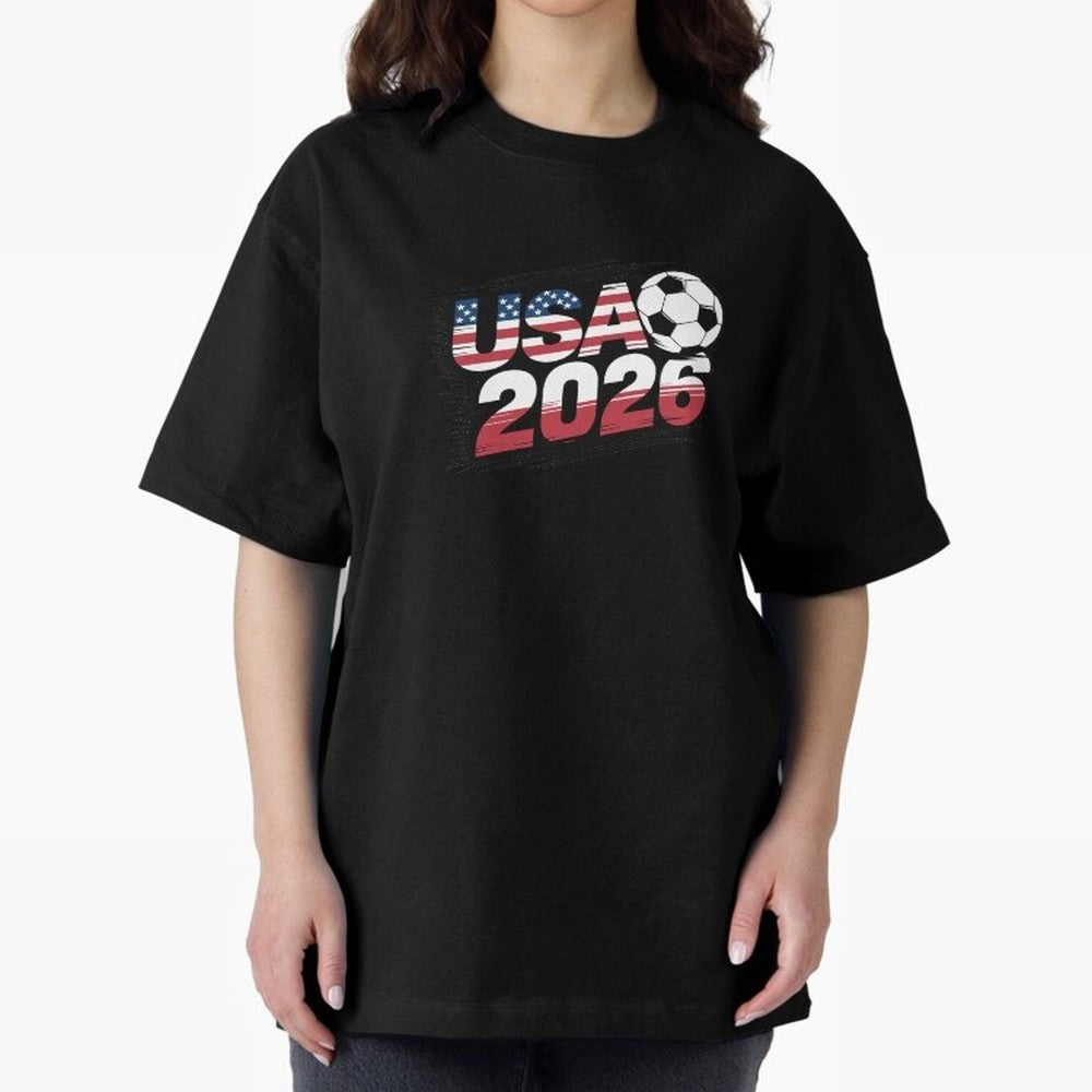USA 2026 Soccer Classic T-Shirt Celebrate Every Goal in Match Day Hype around FIFA World Cup 2026 Group Stage, Cristiano Ronaldo, Brazil, Portugal and Argentina, Football History, Final Match Energy, Crowd Noise and Once in a Lifetime Moments;