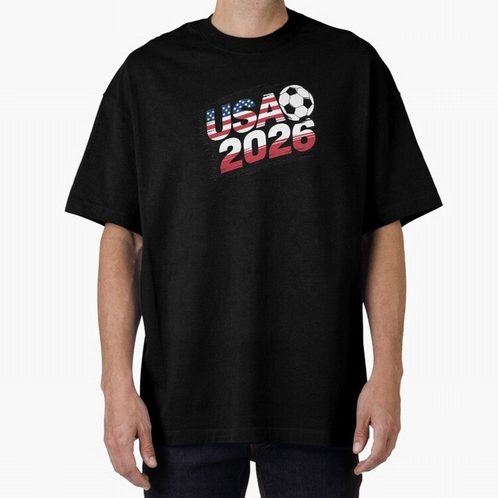 USA 2026 Soccer Classic T-Shirt Celebrate Every Goal in Match Day Hype around FIFA World Cup 2026 Group Stage, Cristiano Ronaldo, Brazil, Portugal and Argentina, Football History, Final Match Energy, Crowd Noise and Once in a Lifetime Moments;
