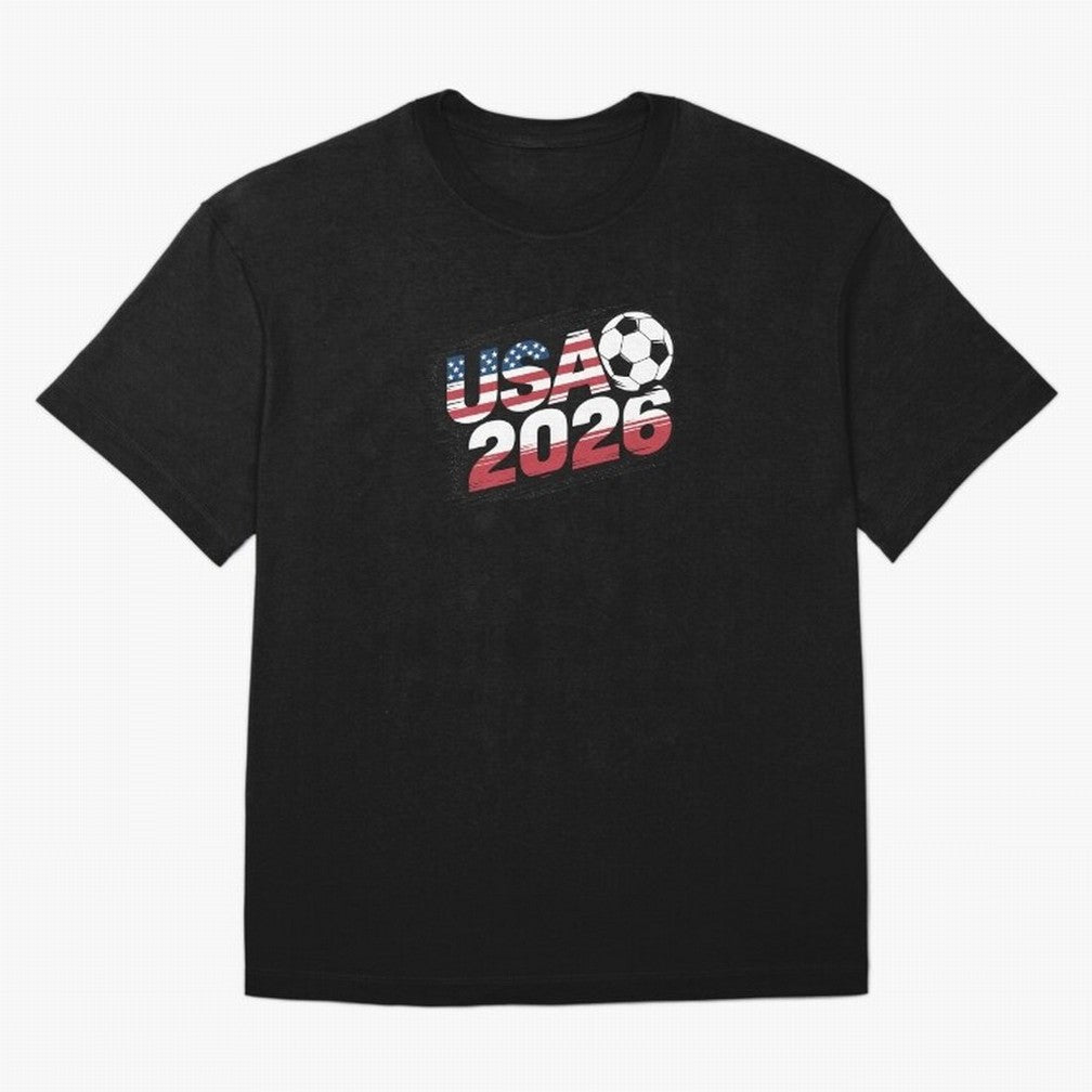 USA 2026 Soccer Classic T-Shirt Celebrate Every Goal in Match Day Hype around FIFA World Cup 2026 Group Stage, Cristiano Ronaldo, Brazil, Portugal and Argentina, Football History, Final Match Energy, Crowd Noise and Once in a Lifetime Moments;