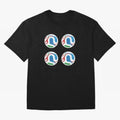 2026 World Soccer Ball Sticker Pack (4 pcs) Classic T-Shirt Feel Global Football Passion for FIFA World Cup 2026, Featuring CR7, France and Portugal, Stadium Chants, National Pride, Trophy Dreams and Unforgettable Football Memories; Perfect for