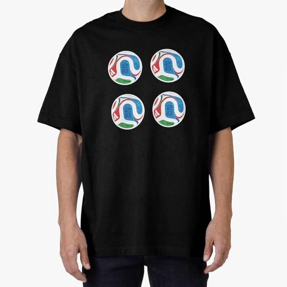 2026 World Soccer Ball Sticker Pack (4 pcs) Classic T-Shirt Feel Global Football Passion for FIFA World Cup 2026, Featuring CR7, France and Portugal, Stadium Chants, National Pride, Trophy Dreams and Unforgettable Football Memories; Perfect for