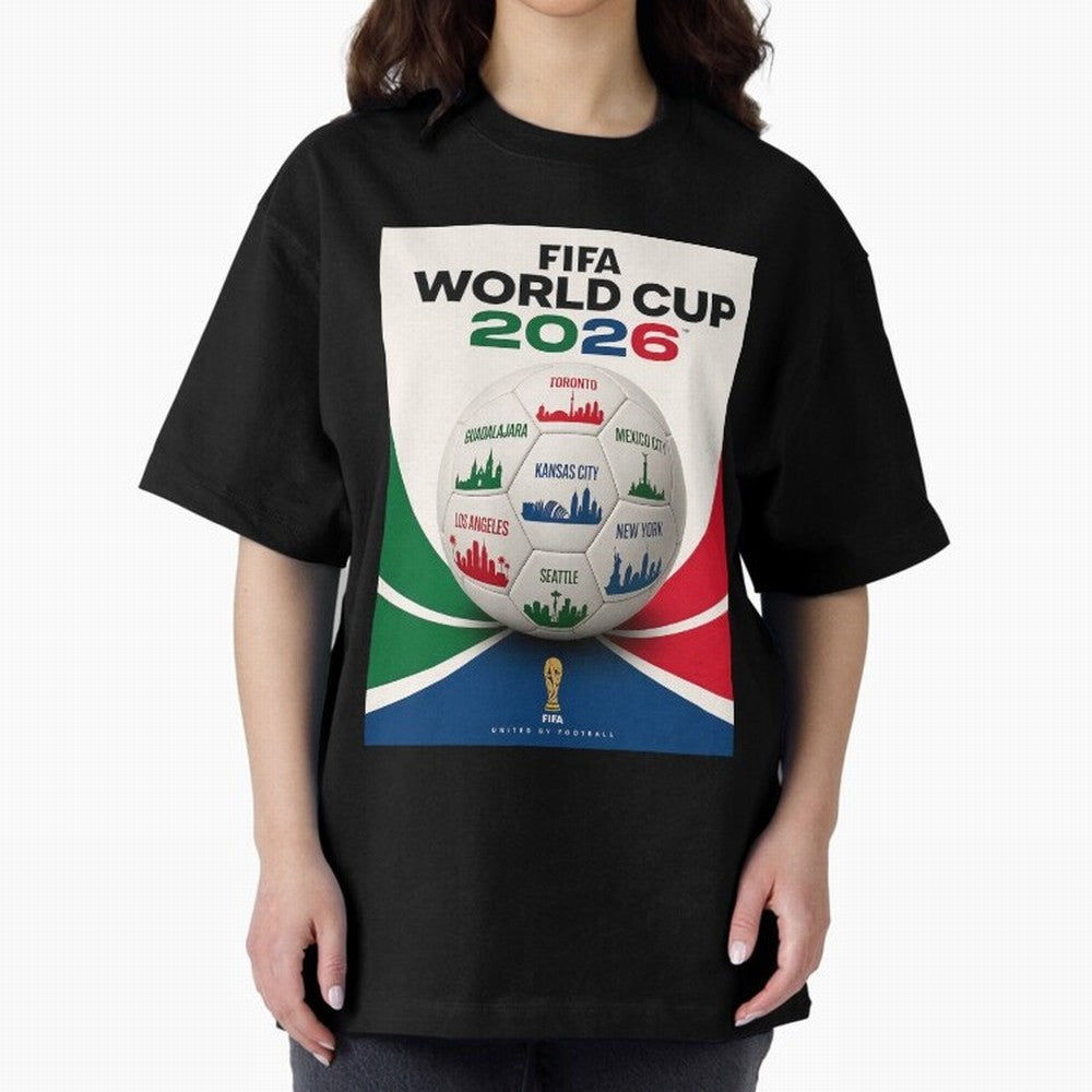 North America Football 2026 Classic T-Shirt Celebrate Global Football Passion for FIFA World Cup 2026 Group Stage, with Cristiano Ronaldo, England, Football History, Final Match Energy, Crowd Noise and Once in a Lifetime Moments; Built for