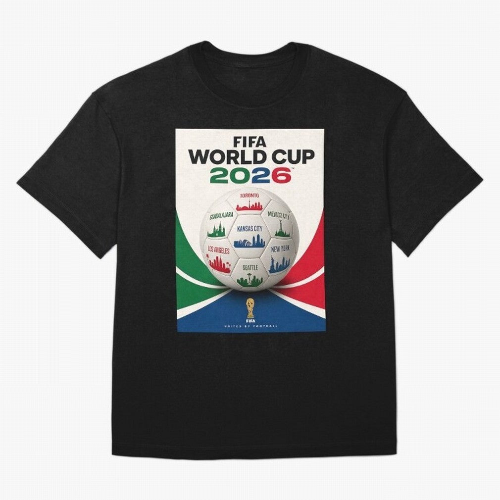 North America Football 2026 Classic T-Shirt Celebrate Global Football Passion for FIFA World Cup 2026 Group Stage, with Cristiano Ronaldo, England, Football History, Final Match Energy, Crowd Noise and Once in a Lifetime Moments; Built for