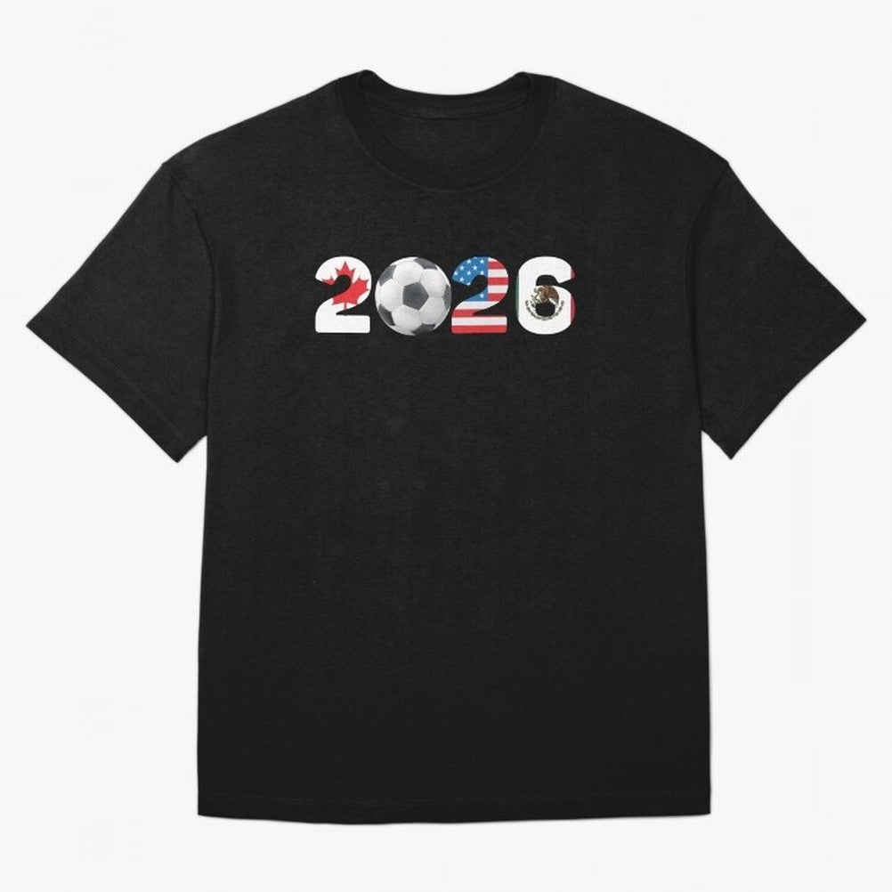 2026 North America Football Massive Event Soccer Ball Classic T-Shirt Capture Stadium Memories from FIFA World Cup 2026 Group Stage Celebrating Messi, Neymar and Mbappe, England, France and Netherlands Energy, Champion Mindset, Group Stage Buzz,