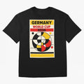 Elegant and Geometrical Germany World Cup 2026 Poster Classic T-Shirt Make Your Look Match FIFA World Cup 2026 USA Canada Mexico for Fans of Mbappe and Neymar and England, Bringing Global Supporter Spirit, Legendary Goals, National Colors and