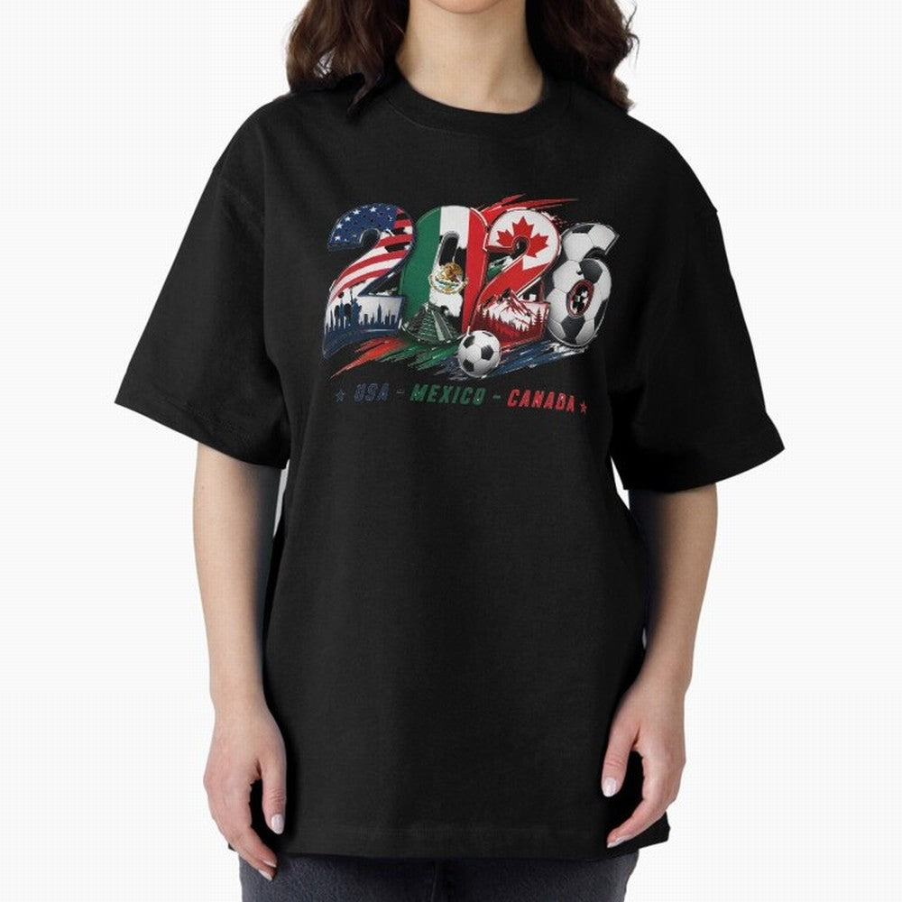 United by Football 2026 North America Soccer Design Classic T-Shirt Live the Energy of FIFA World Cup 2026 Group Stage Spirit, Capturing Argentina, France and Brazil, CR7, Global Supporter Spirit, Legendary Goals, National Colors and Tournament