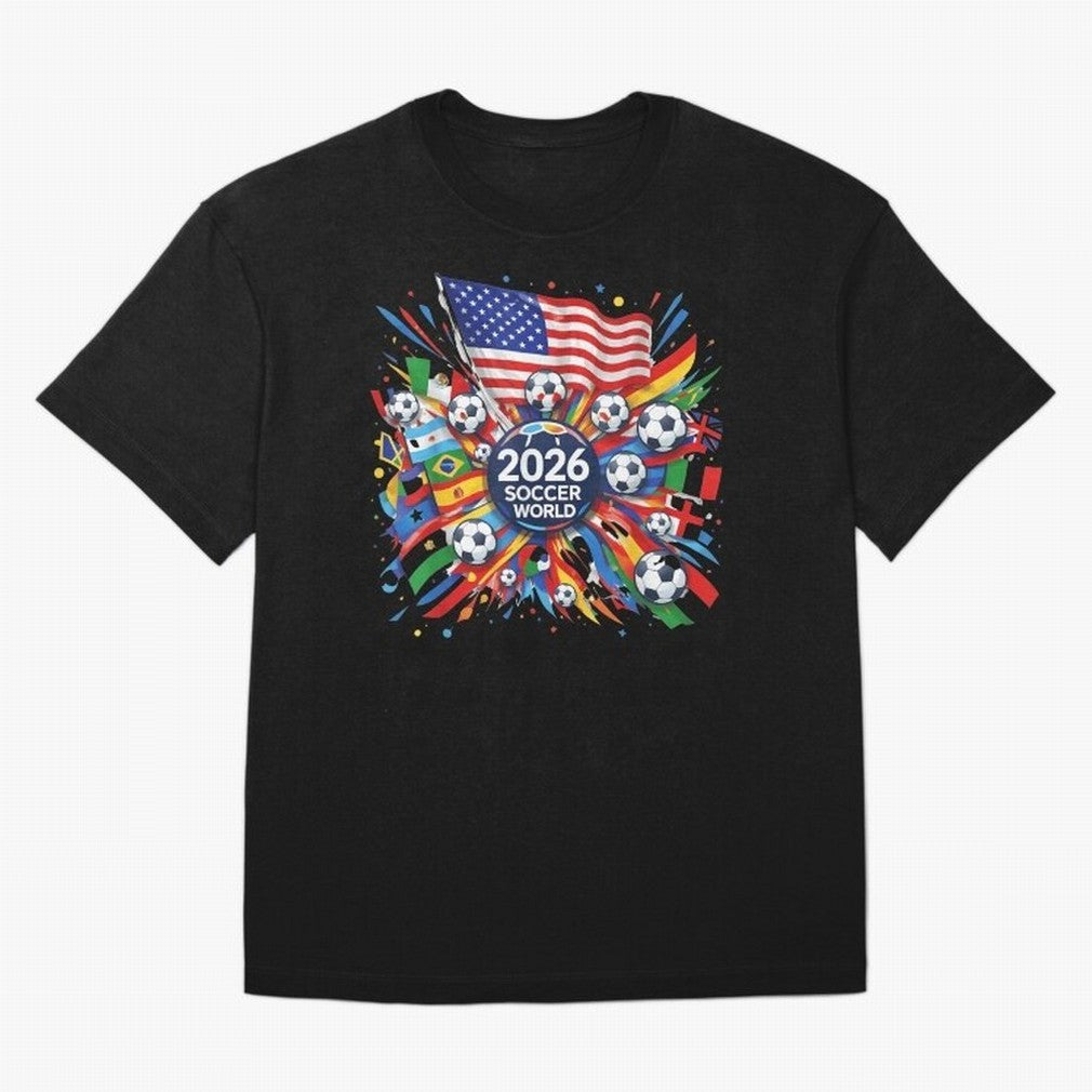 2026 Soccer World Cup United States Mexico Canada Football Championship Tournament Classic T-Shirt Celebrate Global Passion for FIFA World Cup 2026 Spirit, Filled with Brazil, Neymar, Stadium Memories, Football Loyalty, International Chants and