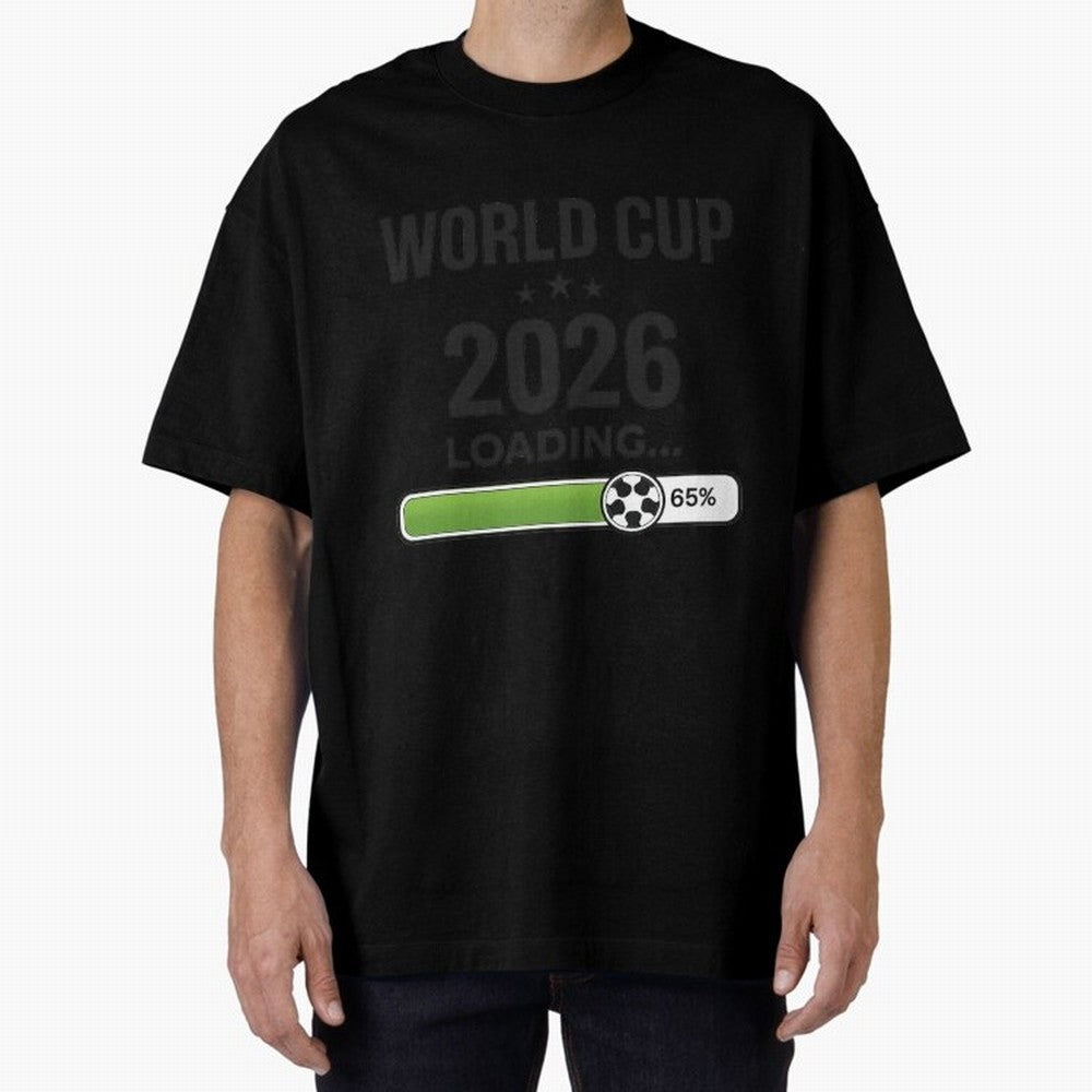 Copy of World Cup 2026 Loading Funny Football Shirt Soccer Fan Gift Classic T-Shirt Carry the Dream of FIFA World Cup 2026 Group Stage Spirit, with Germany, Neymar, Championship Spirit, Famous Goals, Roaring Crowds and International Football Unity;