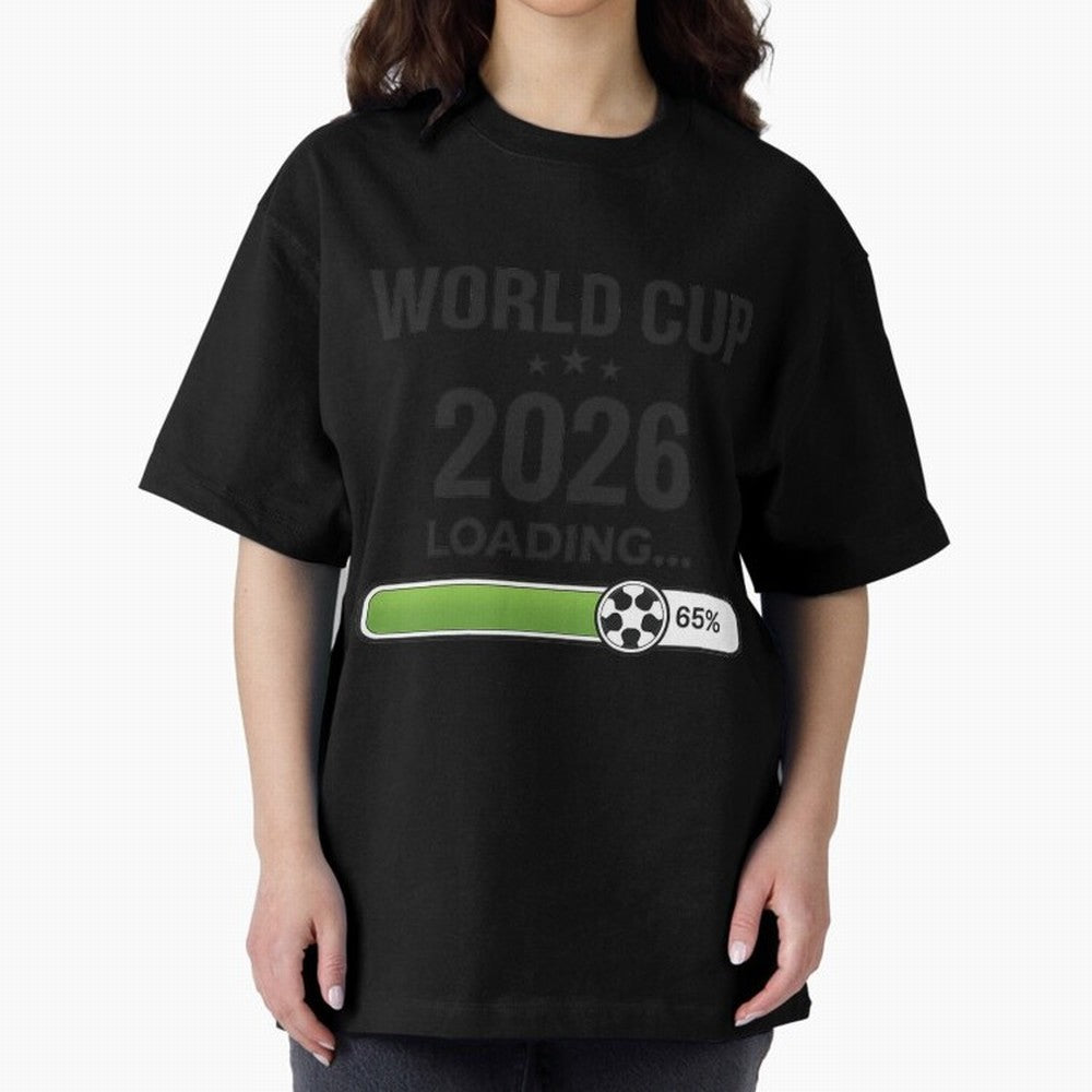Copy of World Cup 2026 Loading Funny Football Shirt Soccer Fan Gift Classic T-Shirt Carry the Dream of FIFA World Cup 2026 Group Stage Spirit, with Germany, Neymar, Championship Spirit, Famous Goals, Roaring Crowds and International Football Unity;
