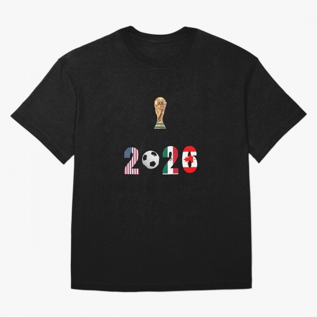 FIFA WORLD CUP Classic T-Shirt Show Championship Spirit for FIFA World Cup 2026 Group Stage with Mbappe, France and Portugal Energy, Football Passion, Legendary Performances, Festival Vibes and Supporter Community; Great for Supporters Who Love